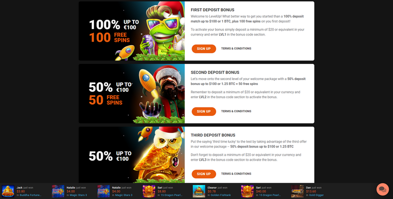 Level Up Casino Australia